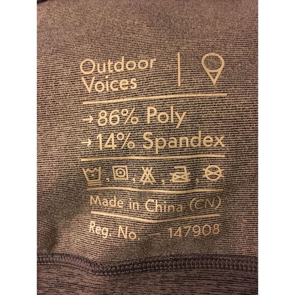 Outdoor‎ Voices Technical Sweatshirt Mens Size Small Kangaroo Pocket Gray - Picture 5 of 5